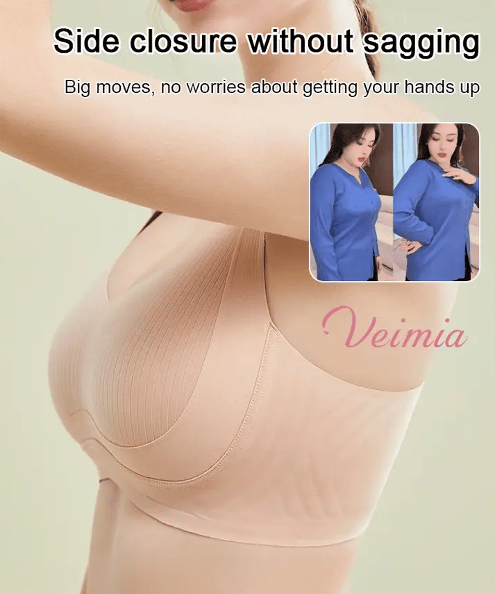 🔥LIMITED TIME OFFER🏆Wire-Free Non-Marking Skin-Friendly Push-Up Bra 🔥(Pack of 3)