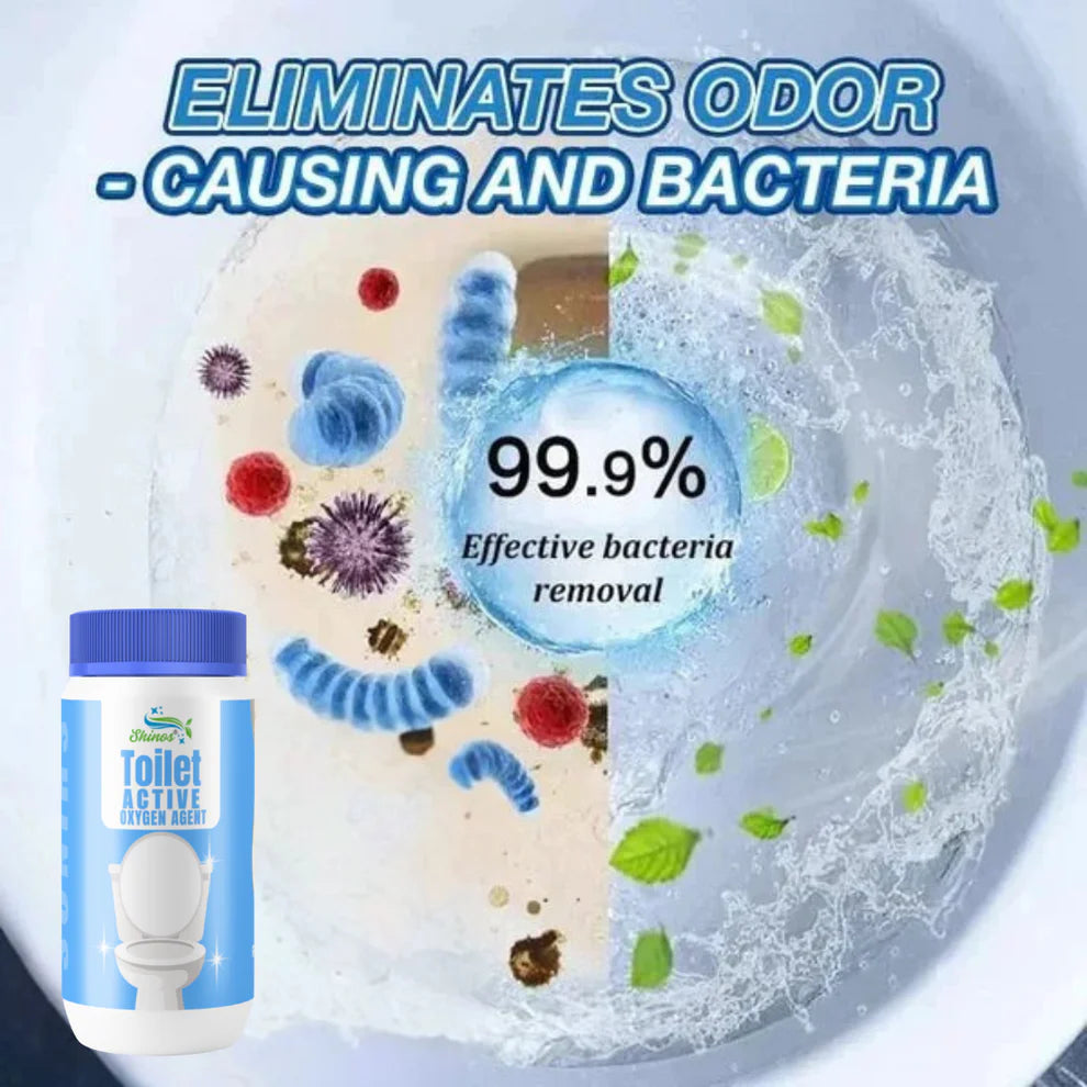 🔥POWERFUL ACTIVE OXYGEN TOILET CLEANING AGENT (PACK OF 2)🔥