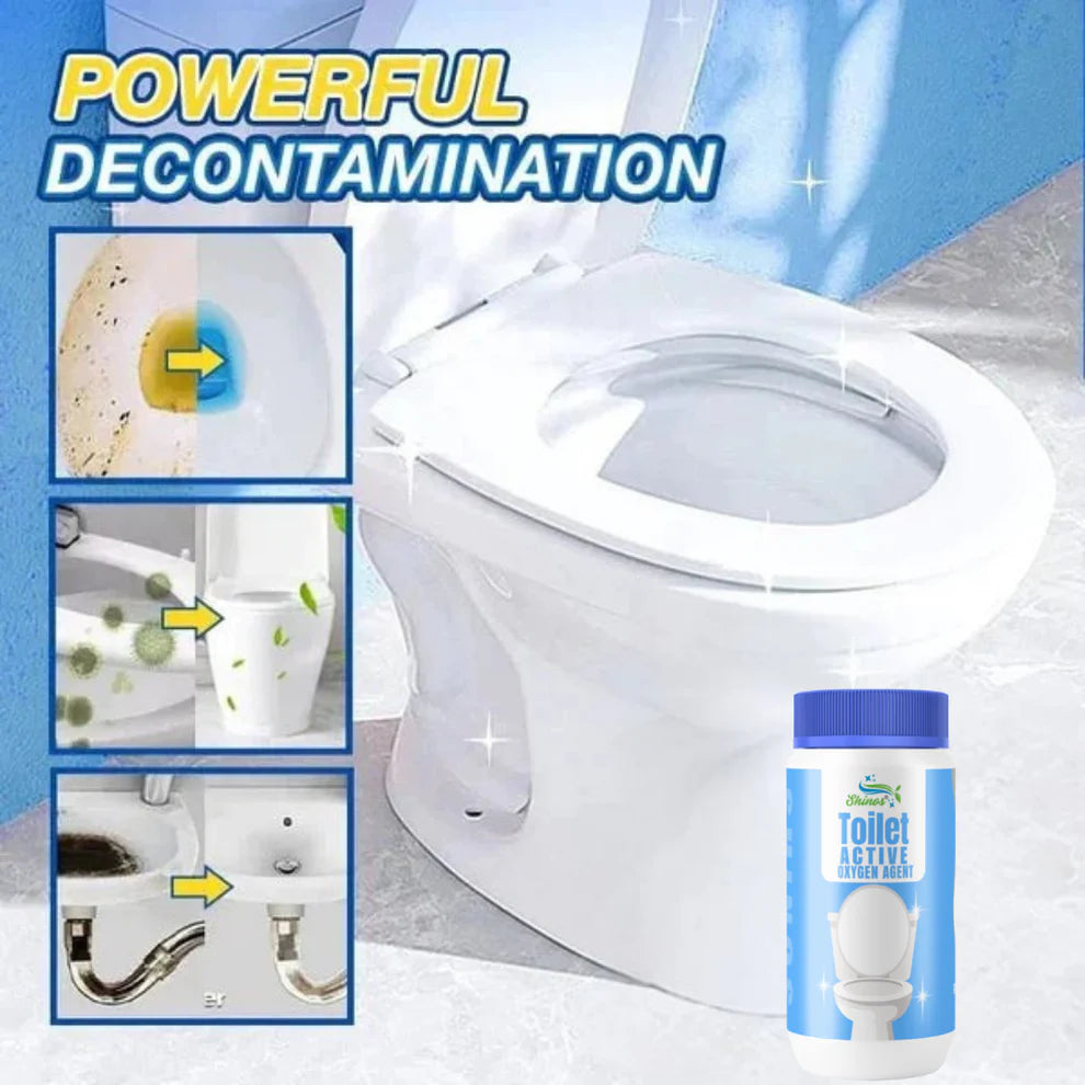 🔥POWERFUL ACTIVE OXYGEN TOILET CLEANING AGENT (PACK OF 2)🔥