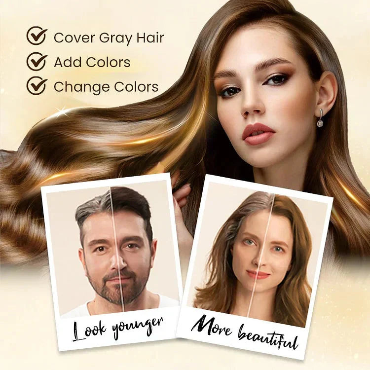 🎉Hot Sale 49% OFF🎁3-IN-1 BLACK HAIR DYE SHAMPOO