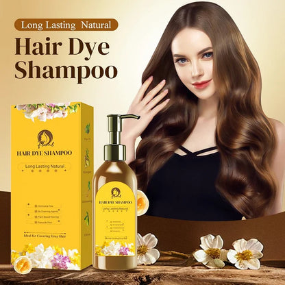 Long Lasting Natural Hair Dye Shampoo (Buy 1 Get 1 Free)