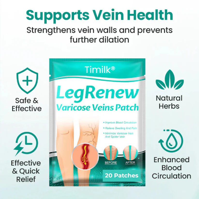 Magnetic Therapy Varicose Veins Patch (PACK OF 100)