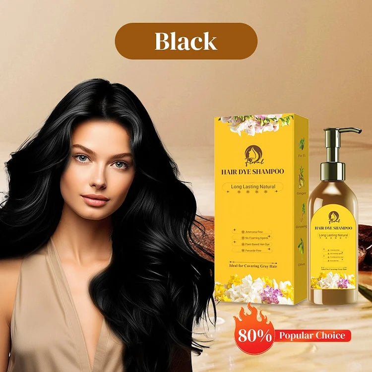 Long Lasting Natural Hair Dye Shampoo (Buy 1 Get 1 Free)