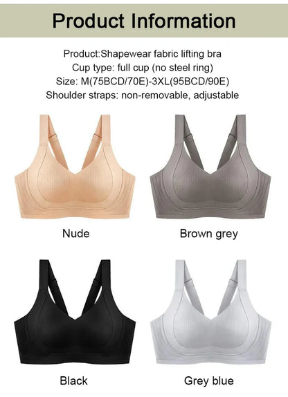 🔥LIMITED TIME OFFER🏆Wire-Free Non-Marking Skin-Friendly Push-Up Bra 🔥(Pack of 3)